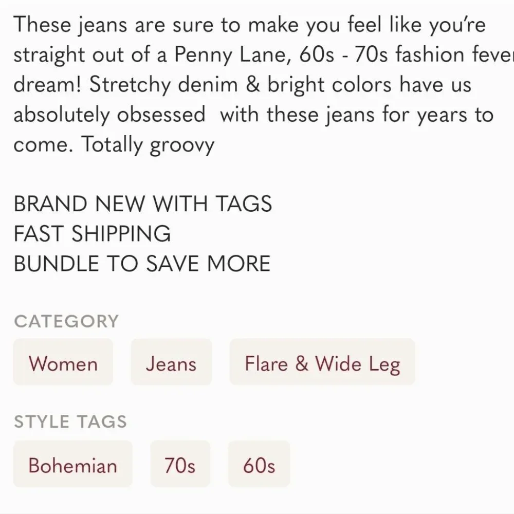 Free People Youthquake Crop Flared Jeans in Lipstick Combo GROOVY